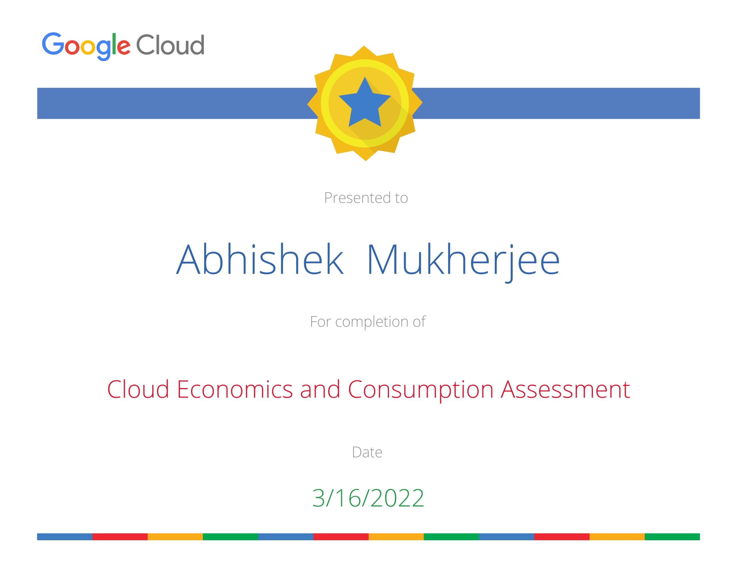 Cloud Economics and Consumption Assessment