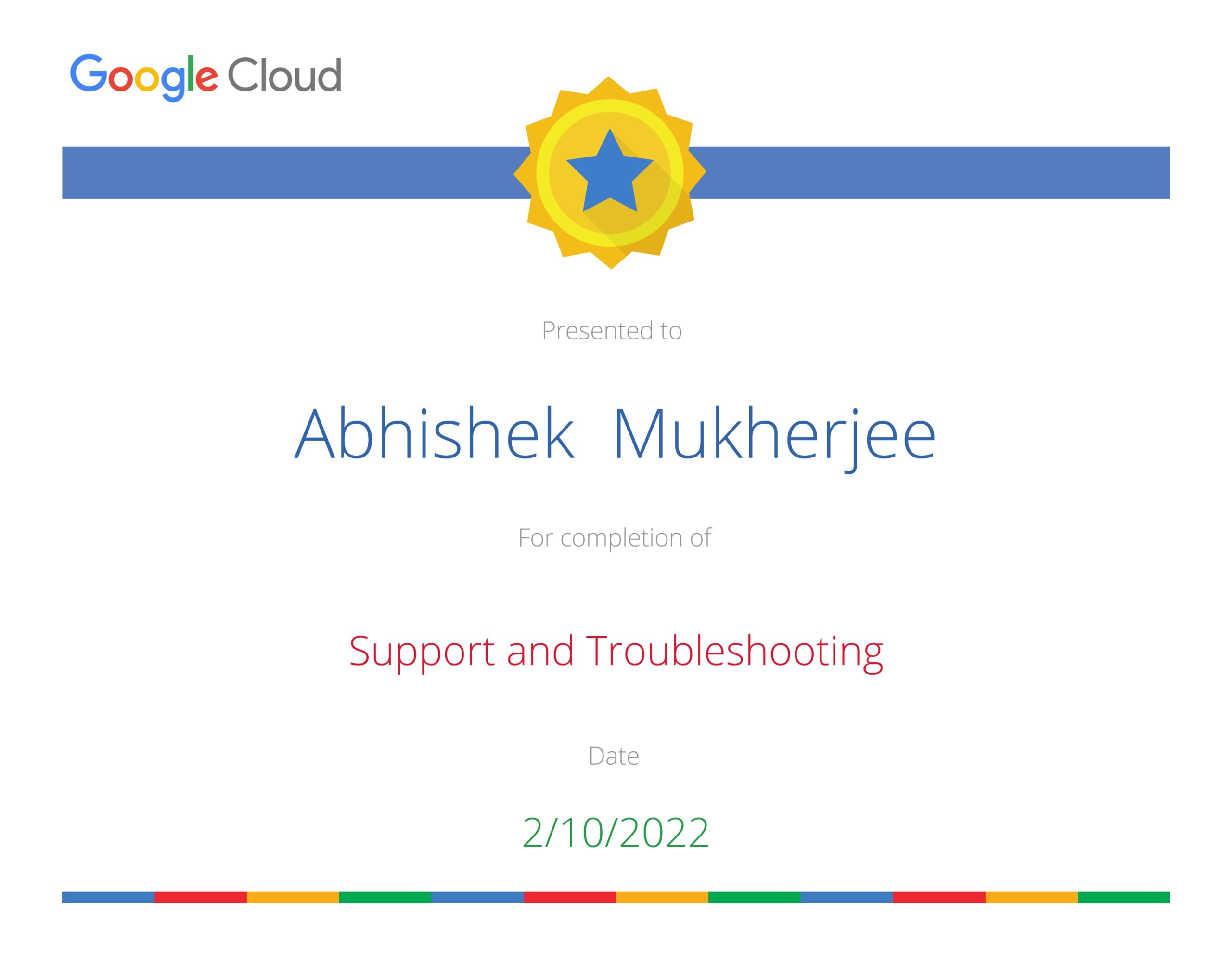 Google Cloud (Support and Troubleshooting)