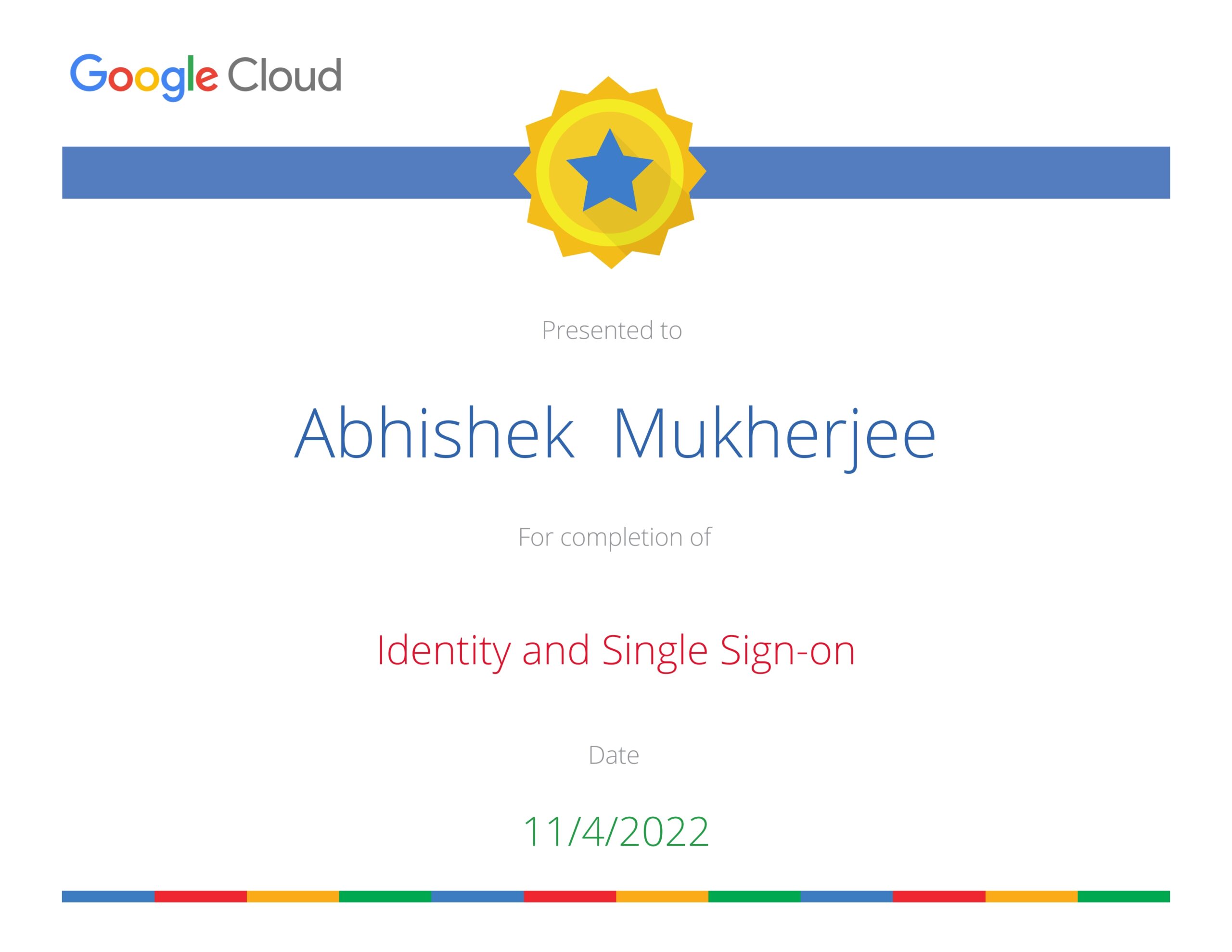 Identity and Single Sign-on - Certificate (1)